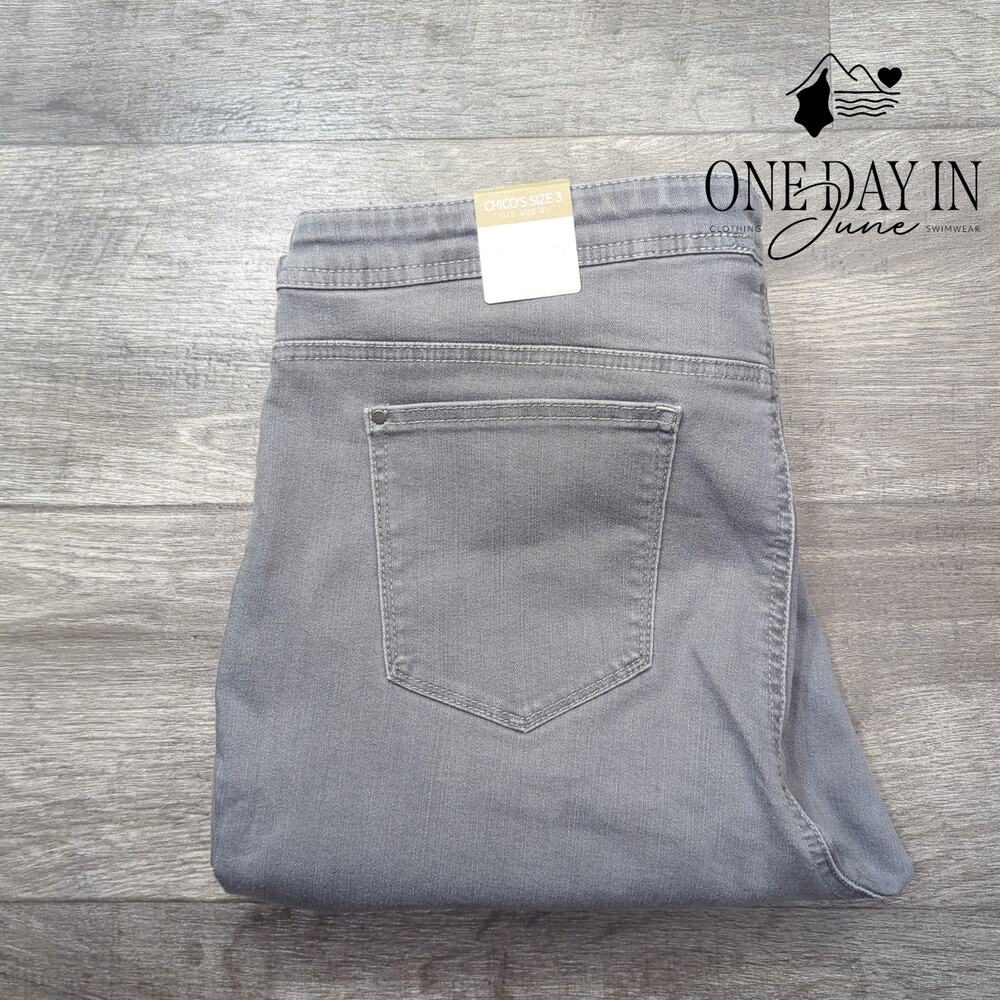 Chico's Girlfriend Slim Leg Ankle Jeans Size Chico's 3 (16) - Picture 6 of 6